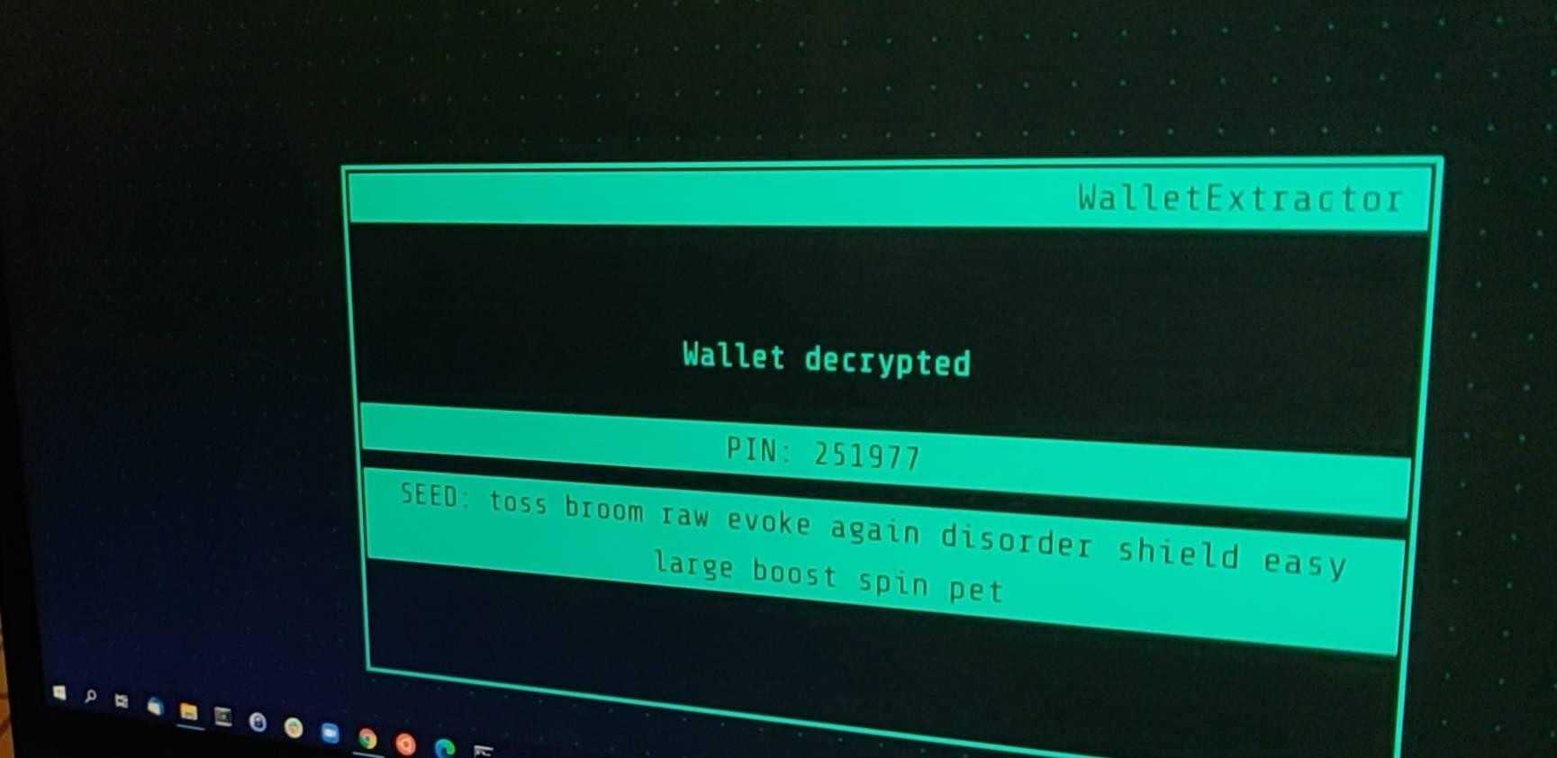 On the security model of software wallets Donjon